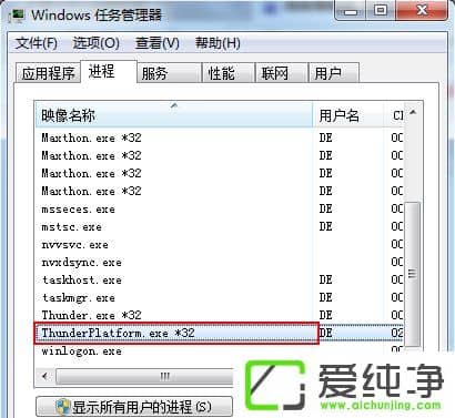 w7ϵͳ��ιرտ���������ThunderPlatform������