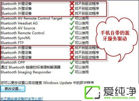 w7������ Bluetooth��Χ�豸����������ôɾ����