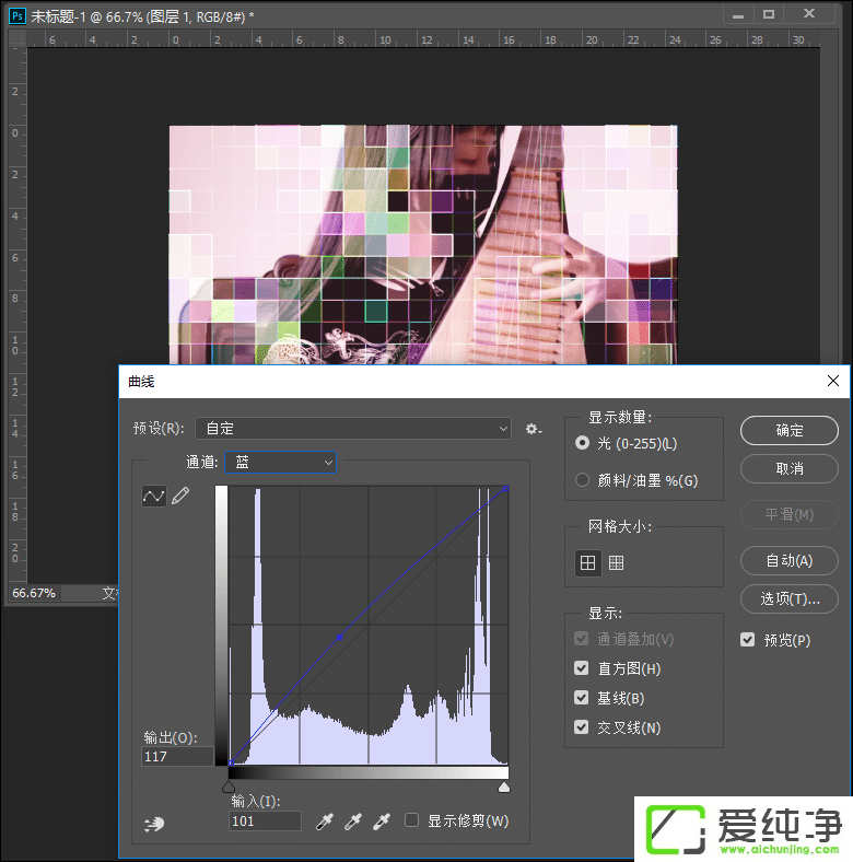 PS��ô��ͼƬ������Ч������θ�ͼƬ����������