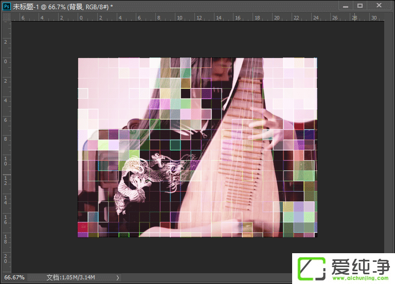 PS��ô��ͼƬ������Ч������θ�ͼƬ����������