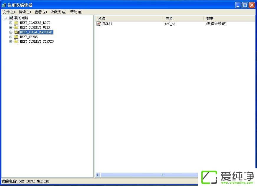 WindowsXP��������δ�ע����༭����