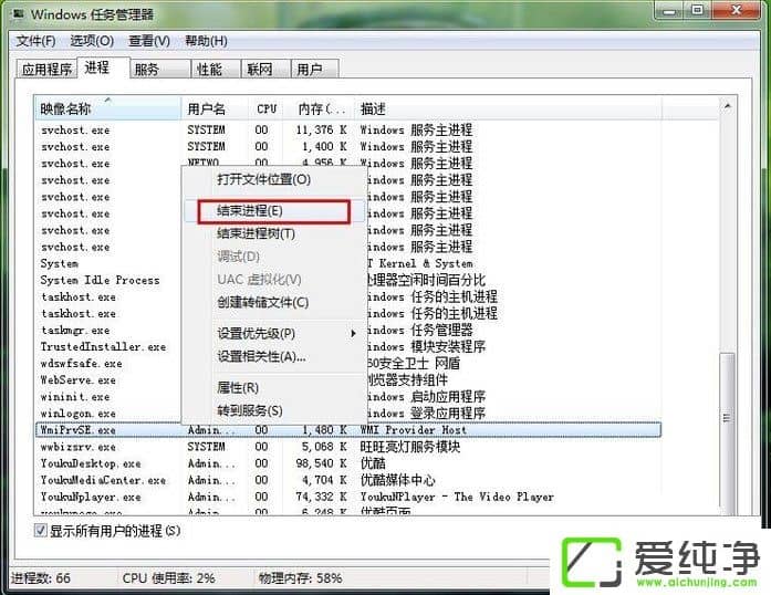 w7ϵͳwmiprvse.exeռ��cpu����ν��ã�