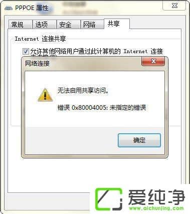 w7�������޷����ù���������ʾ�������0x80004005��ν����