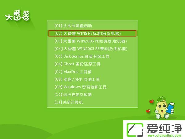 怎么用大番薯u盘启动盘装win7系统
