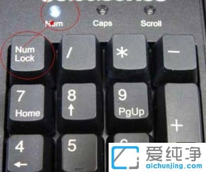 win10纯净版64位系统数字键盘不能用怎么办