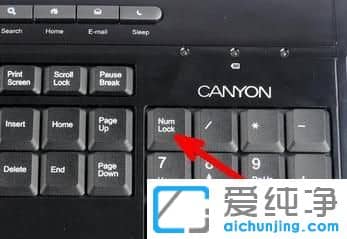 win10纯净版64位系统数字键盘不能用怎么办