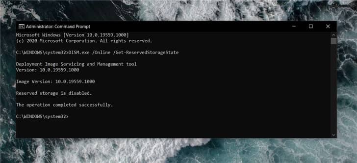 ȫРDISM Ñ¡Ï΢Èí Windows 10 °æ±¾ 2004 ¿ÉÊͷŶàÓÚ 7GB “Ô¤Áô´æ´¢”¿Õ¼ä