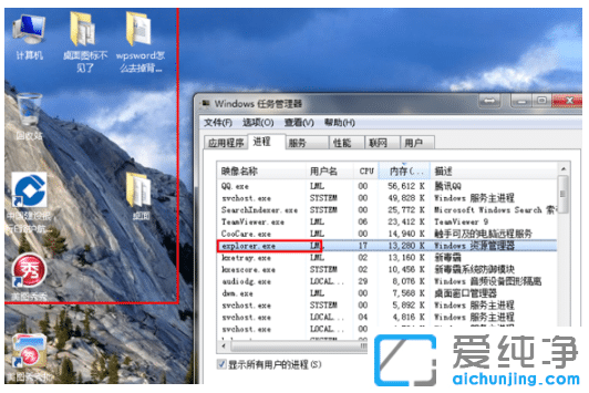 win7纯净版怎么显示桌面图标_win7纯净版桌面图标显示设置