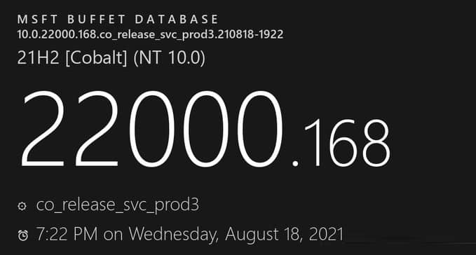 ΢��Win11 22000.168 Beta�淢����(��������־ )