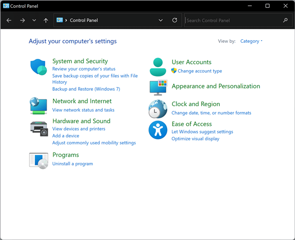 微软调整Win11开发计划:控制面板或将得到保留