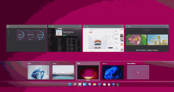 win11的多个桌面有什么用_win11创建多个桌面快捷键
