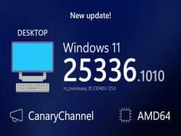 Win11 Canary Build 25336.1010 Ԥ���棺���������޸���