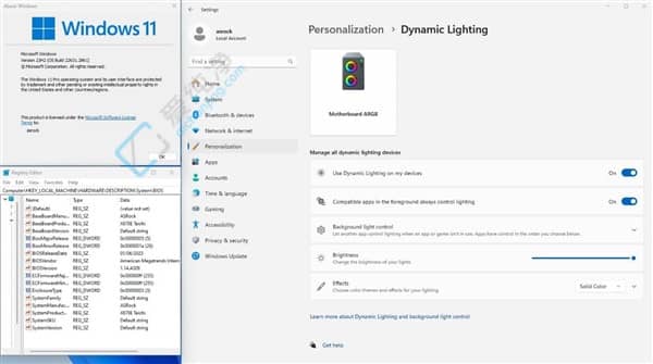 Win11����ֱ�ӿ�������RGB��������������Ӧ