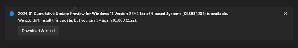 微软承认 2 月更新存在 BUG:Win11 安装到 96% 卡死